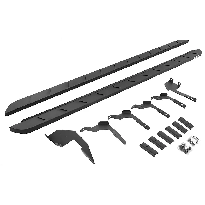 Go Rhino 63036880SPC RB10 Slim Line Running Boards with Mounting Brackets Kit