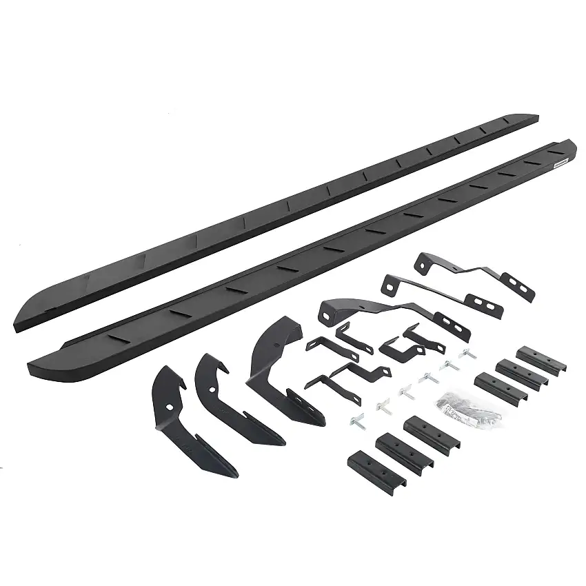 Go Rhino 63404280SPC RB10 Slim Line Running Boards with Mounting Brackets Kit