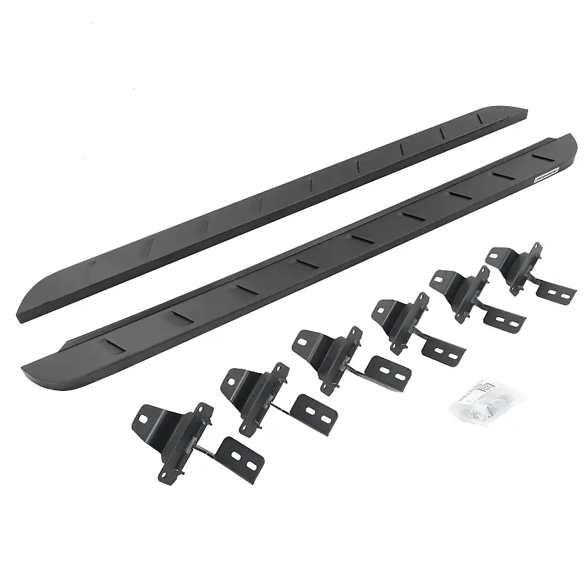Go Rhino 63450673SPC RB10 Slim Line Running Boards with Mounting Brackets Kit