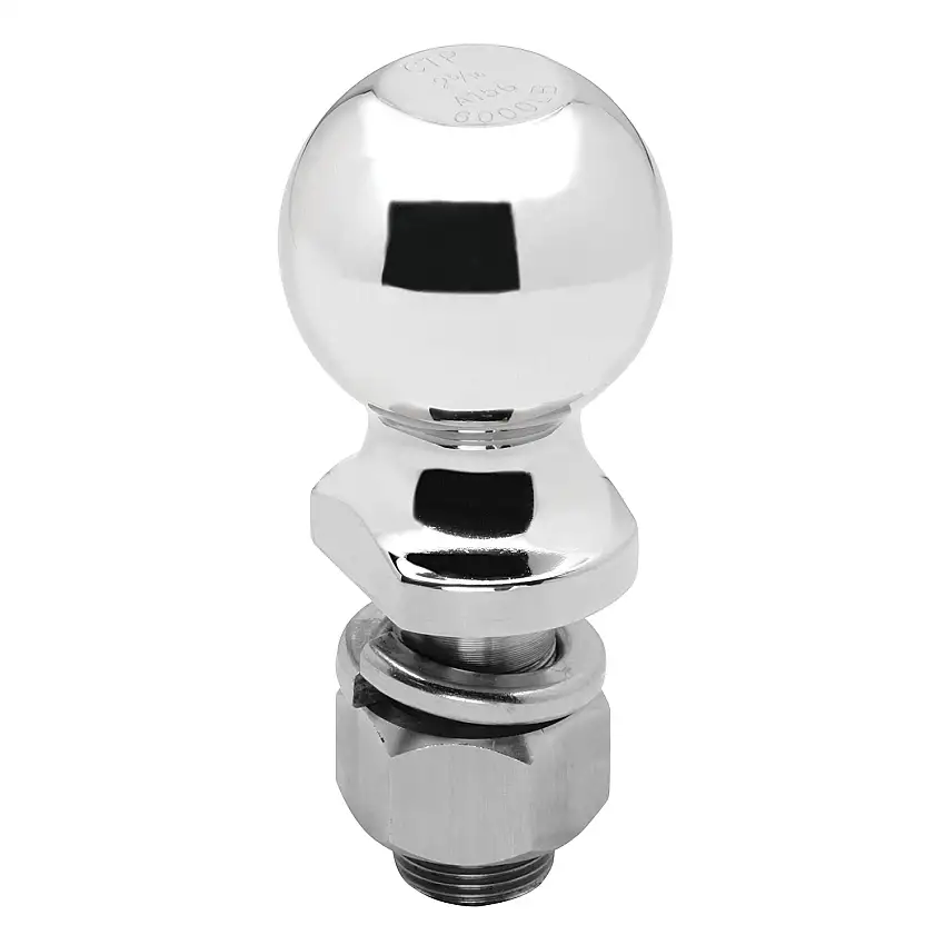 Draw-tite Trailer Hitch Ball, 2 in. Diameter, 6,000 lbs. Capacity, 1 in. Shank Dia, 2-1/8 in. Shank Length, Stainless Steel