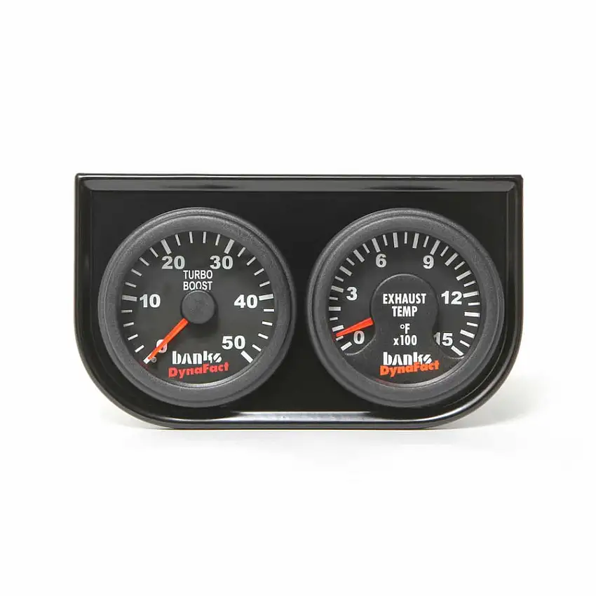 Banks DynaFact Gauge Assembly | Boost and Pyrometer Gauges | 94-03 Universal