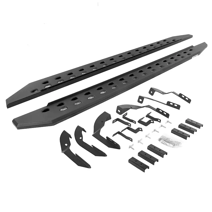 Go Rhino 69404280SPC RB20 Slim Line Running Boards with Mounting Brackets Kit