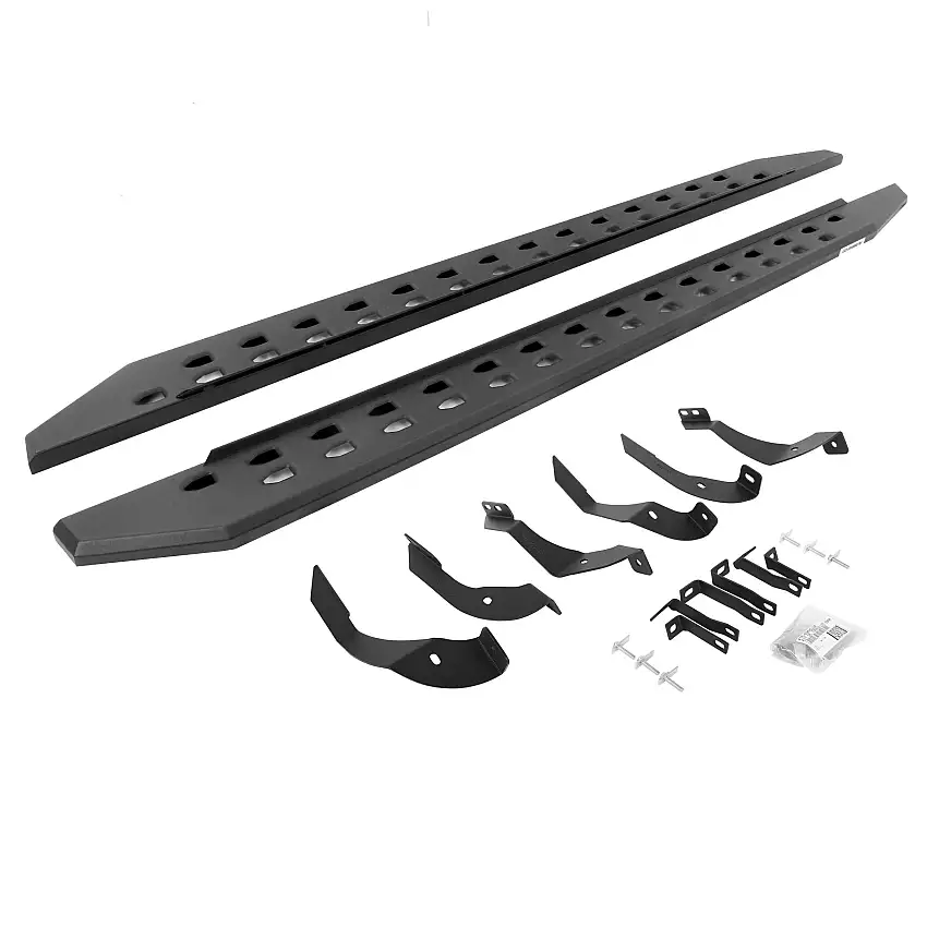 Go Rhino 69405187SPC RB20 Slim Line Running Boards with Mounting Brackets Kit