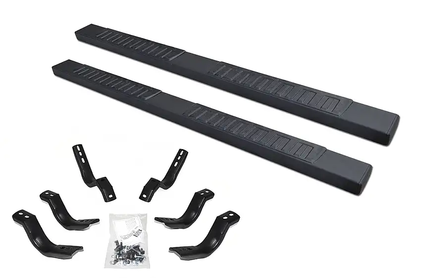 Go Rhino 6862449980T 6" OE Xtreme II Side Steps w Mounting Brackets Kit