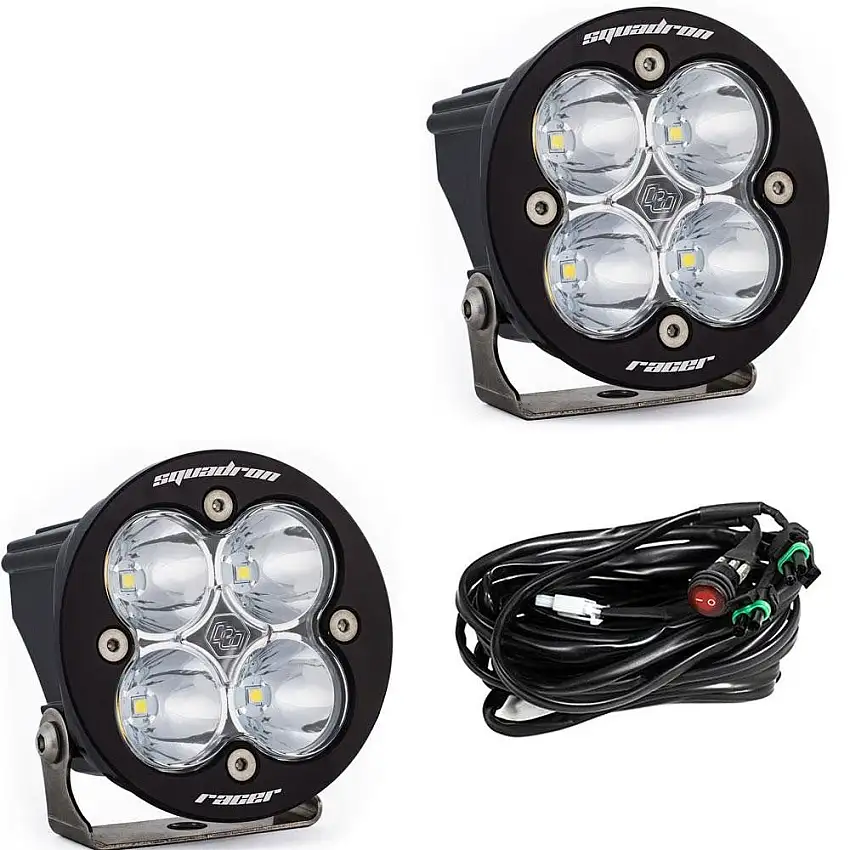 Baja Designs Squadron-R Racer LED Auxiliary Light Pod Pair