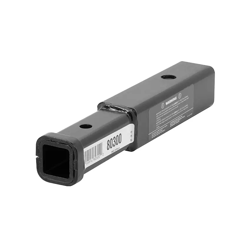 Draw-tite Trailer Hitch Adapter, from 2 in. to 1-1/4 in. Receiver, 7 in. Length