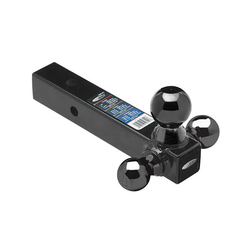 Draw-tite Tri-Ball Trailer Hitch Ball Mount, (1-7/8 in. 2 in., 2-5/16 in. Trailer Hitch Balls), Fits 2 in.Receiver, 16,000 lbss. Capacity, Black DT80791