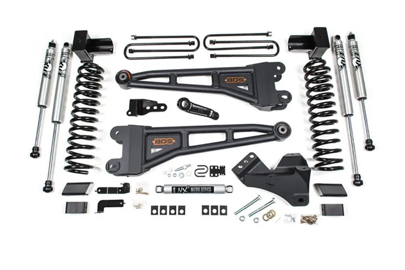 2017-2019 Ford F250 & F350 BDS 4 Radius Arm Lift Kit (NX2 Shocks) | 1520H