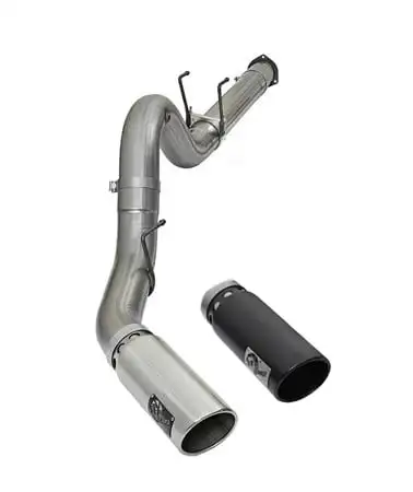 AFE Atlas 4" Aluminized DPF Back Exhaust Kit 18-20 Ford F-150 3.0L Powerstroke