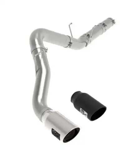 AFE LargeBore-HD 5" Stainless DPF Back Exhaust 19-25 Ram 6.7L Cummins MC/CC Short Bed