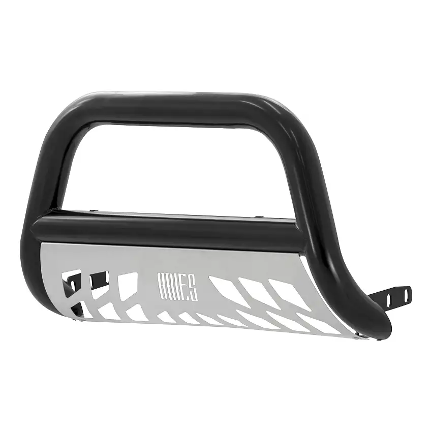 ARIES B35-5003 3-Inch Black Steel Bull Bar, No-Drill, Select Dodge, Ram Dakota