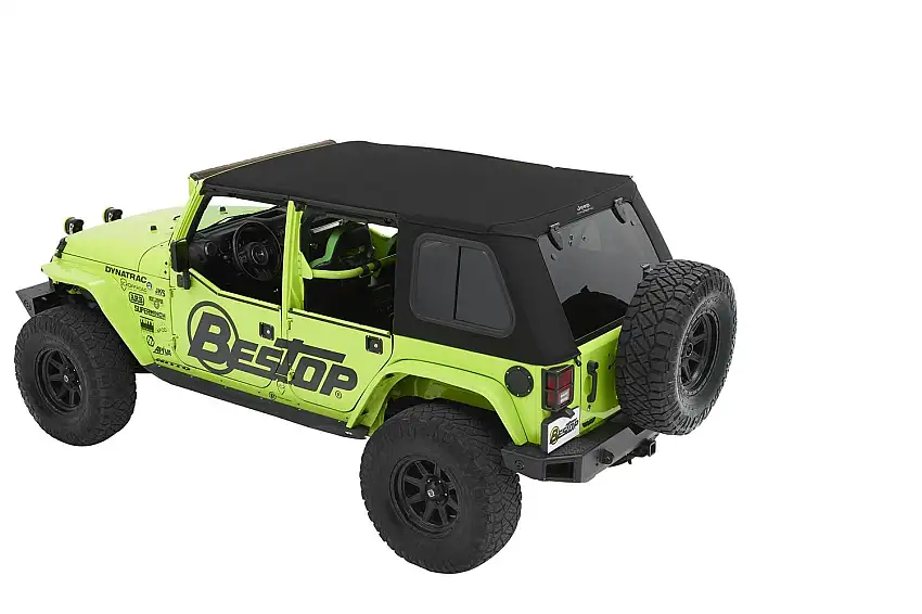 Bestop 54463-17 JEEP® Trektop® Pro Hybrid Slantback Soft Top