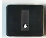BEZEL-SEAT BACK RELEASE-BLACK-97-04 (#E12080)