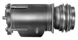 AIR CONDITIONING COMPRESSOR-WITH CLUTCH AND PULLEY-REBUILT-63-76 (#E1776)