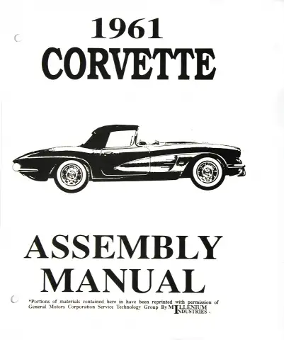 ASSEMBLY MANUAL-61 (#E2439)