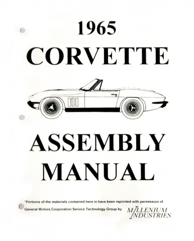 ASSEMBLY MANUAL-65 (#E2443)