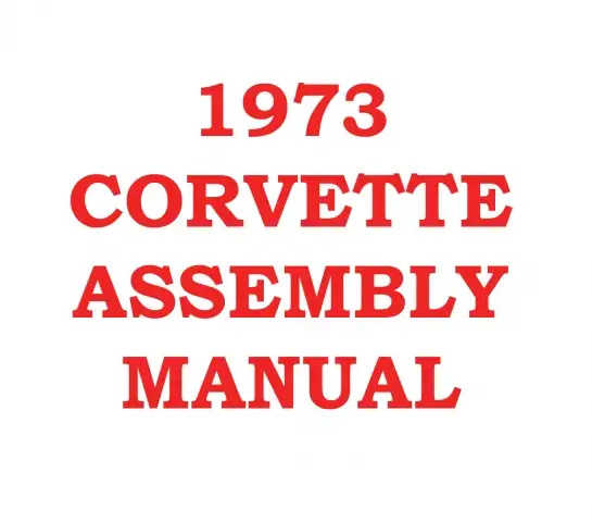 ASSEMBLY MANUAL-73 (#E2451)