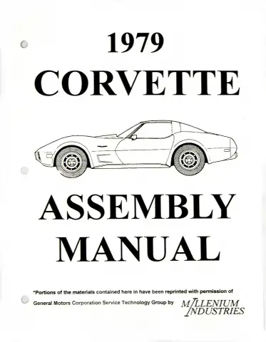 ASSEMBLY MANUAL-79 (#E2457)