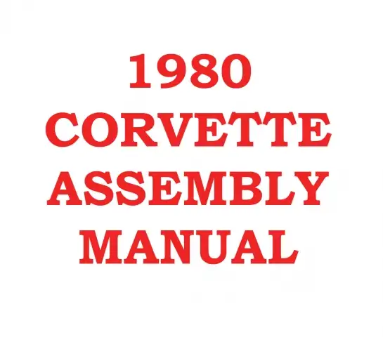 ASSEMBLY MANUAL-80 (#E2458)