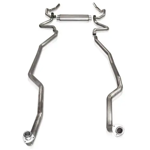 Stainless Works Stainless Works SBC Catback Transverse Muffler Fits Factory Manifolds CA6913S