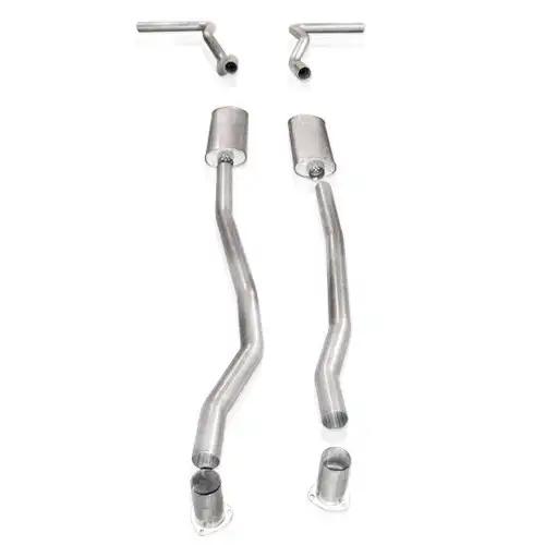 Stainless Works Stainless Works Catback Dual Turbo Chambered Mufflers Performance Connect CT6773TS