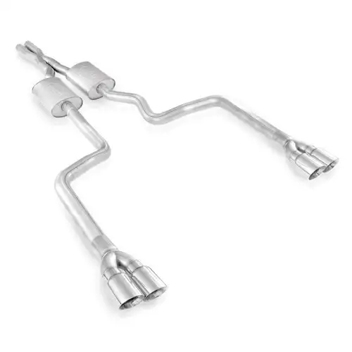 Stainless Works Stainless Works Catback Dual S-Tube Mufflers Factory & Performance Connect HM64CB-S