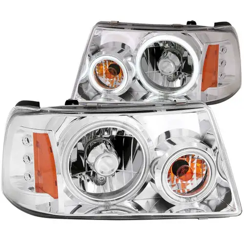 Anzo USA Crystal Headlight Set w/Halo 111151