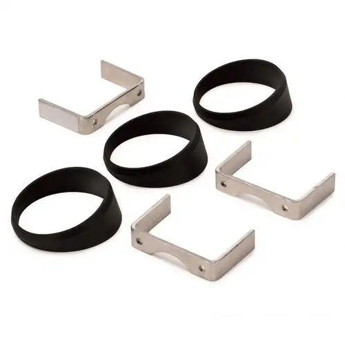 AutoMeter GAUGE MOUNT, ANGLE RINGS, 3 PCS., BLACK, FOR 2 5/8" GAUGES 3244