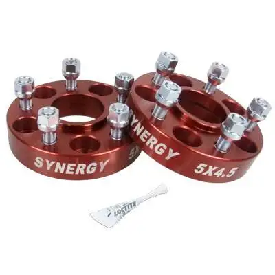 Jeep Hub Centric Wheel Spacers 5X4.5-1.75 Inch Width 1/2-20 UNF Stud Size Synergy MFG