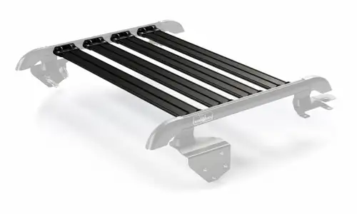 TeraFlex Jeep JK 2 Door Nebo Roof Rack 4-Piece Cargo Slat Kit Black 07-18 Wrangler JK