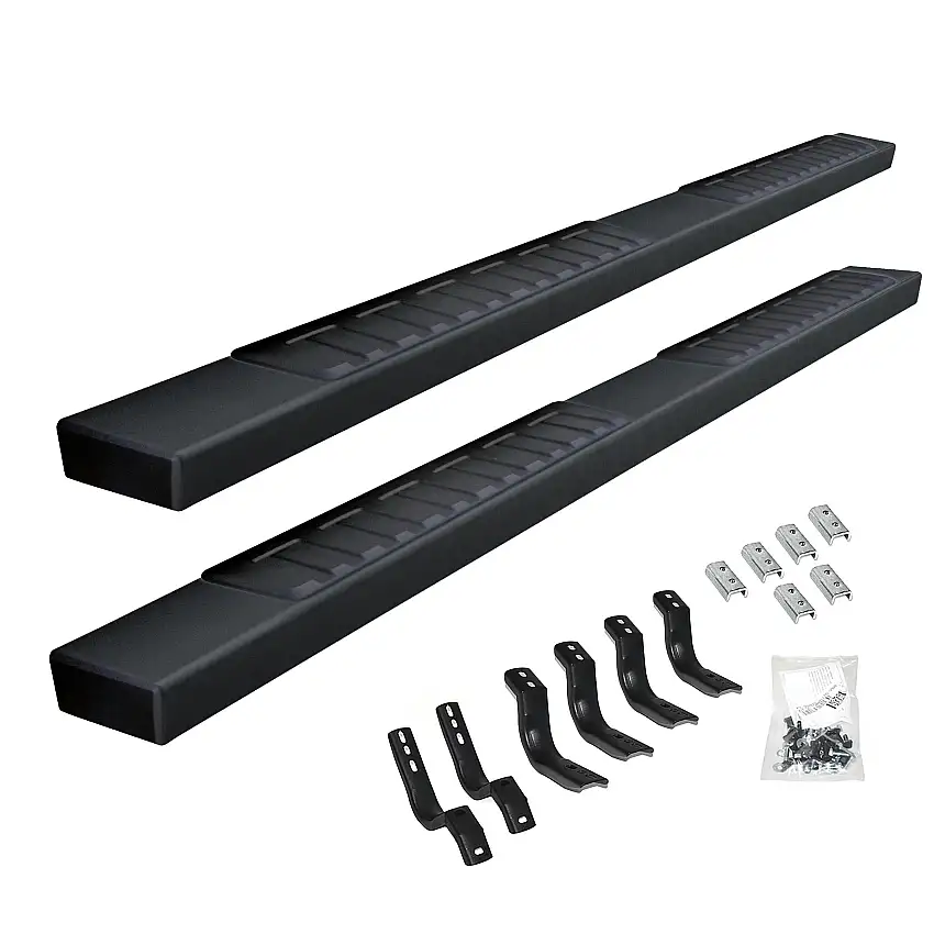 Go Rhino 6862443580T 6" OE Xtreme II Side Steps with Mounting Brackets Kit