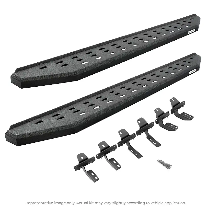 Go Rhino 69404880T RB20 Running Boards with Mounting Brackets Kit