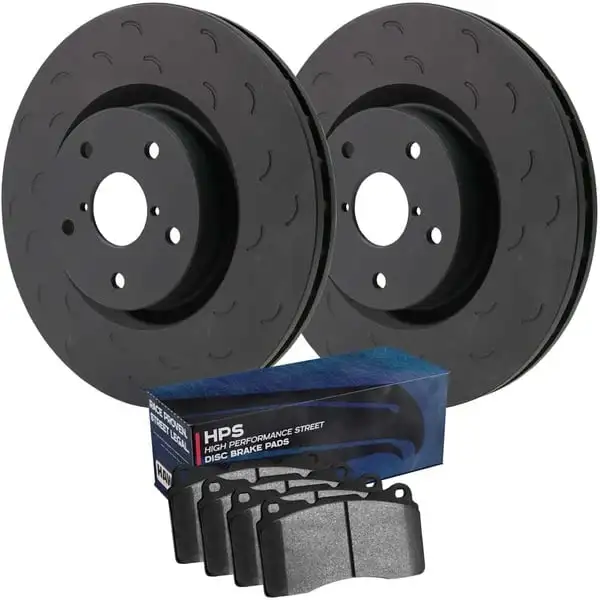 Hawk Performance Talon Slotted Front Brake Rotor & HPS Pad Kit 1999 Ford F-250/350 4WD