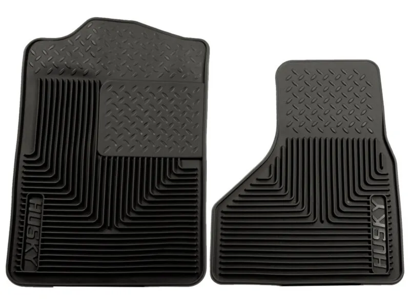 1999-2010 Ford F250 & F350 Husky Heavy-Duty Front Floor Mats (Black) | 51201