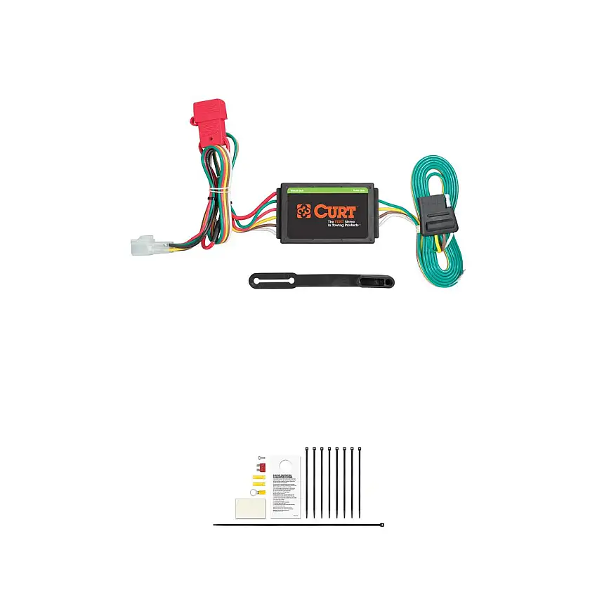 CURT Custom 4-Flat, Select Subaru Vehicles OEM Tow Package Required Trailer Connector Kit