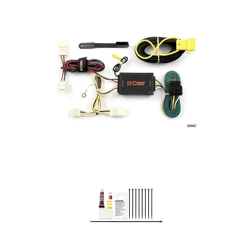 CURT 56062 Vehicle-Side Custom 4-Pin Trailer Wiring Harness, Fits Select Scion xB