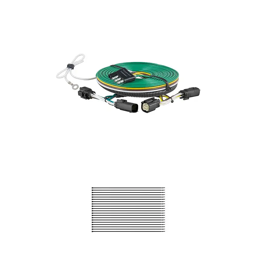 CURT Custom Towed-Vehicle RV Wiring Harness, Select Chevrolet Colorado, GMC Canyon Trailer Connector Kit