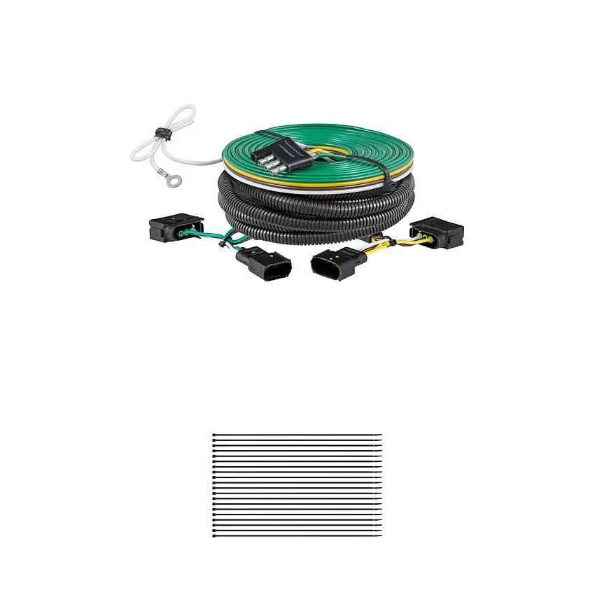 CURT Custom Towed-Vehicle RV Harness, Select Expedition, Equinox (No LED Taillights) Trailer Connector Kit