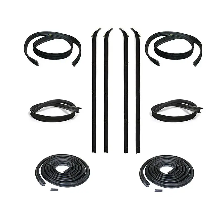 Fairchild Door, Belt, and Window Channel Weatherstrip Seal Kit | 10 Pieces | 81-93 Dodge 250/350