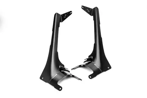 ZROADZ Jeep JL, Gladiator Front Roof LED Bracket to mount (1) 50 or 52 Inch Staight LED Light Bar and (2) 3 Inch LED Pod Lights
