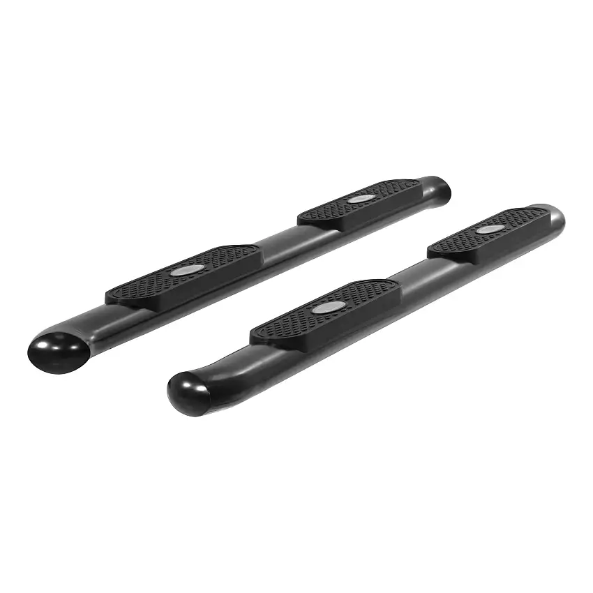 ARIES 4" Black Steel Oval Side Bars, Select Jeep Grand Cherokee Step Nerf Bar Kit