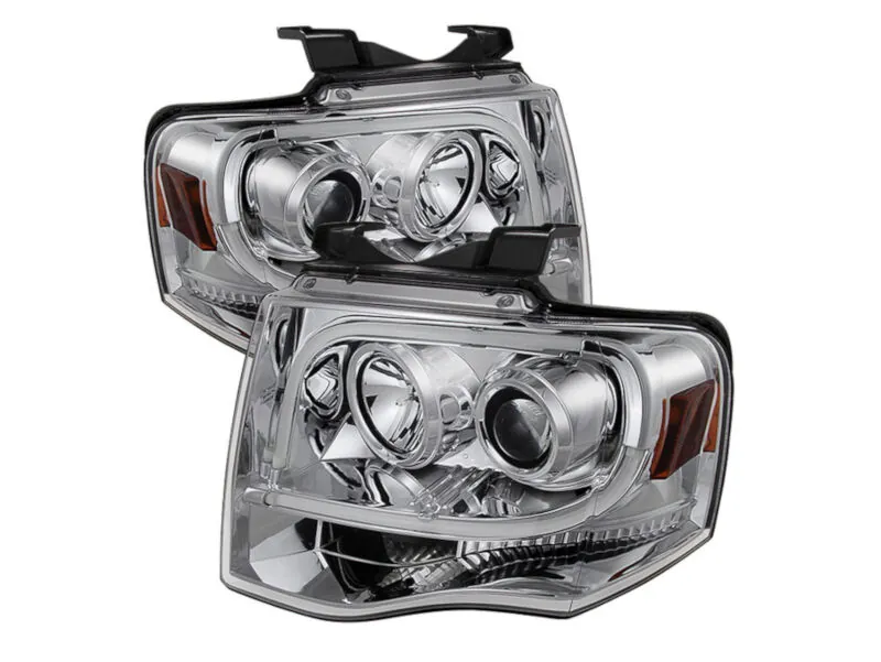 2007-2013 Expedition Spyder Auto Chrome Projector DRL Tube Headlights | 5079510