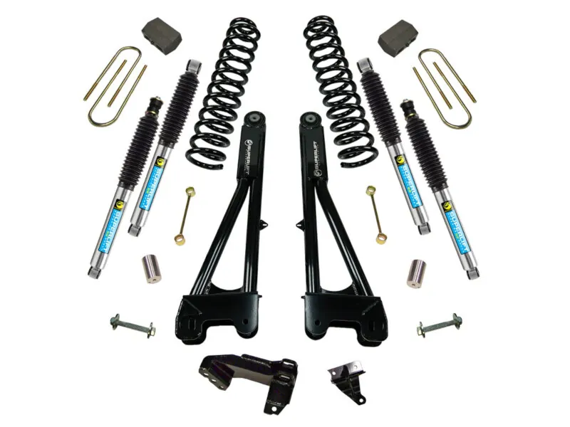 2011-2016 Ford F250 & F350 Diesel 4WD SuperLift 4 inch Lift Kit with Bilstein Shocks SL-| K987B