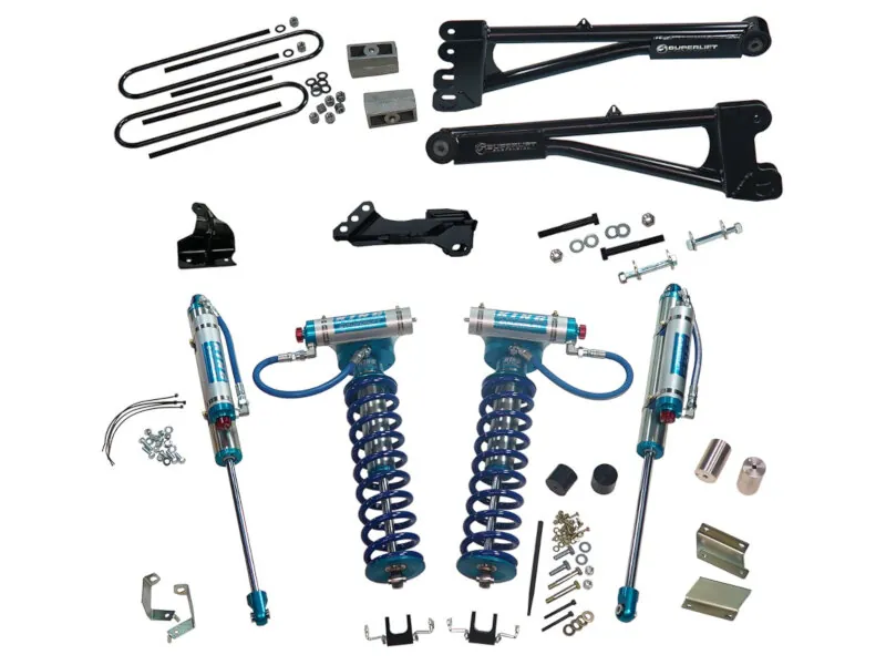 2011-2016 Ford F250 & F350 4WD SuperLift 4 inch King Coilover Lift Kit Kit SL-| K987KG