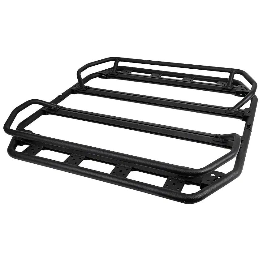Go Rhino 5933544T SRM300 40" Long x 40" Wide Flat Platform Rack with Quad Overland Rail Kit