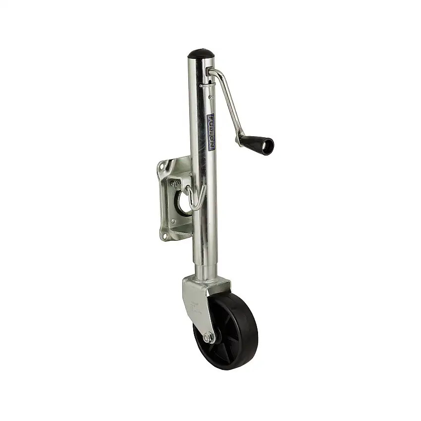Fulton Marine Trailer Jack, 1,200 lbs. Lift Capacity, Side Wind, Bolt-On Side Mount, 10 in. Travel FLTJ12000101