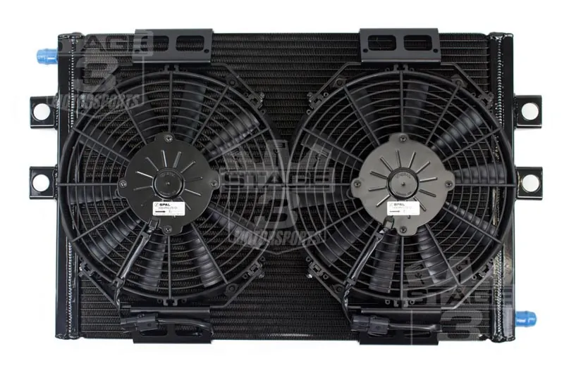 2015-2017 Ford Mustang GT 5.0L Whipple Heat Exchanger Dual Fan Upgrade Kit | WIC-COYFAN
