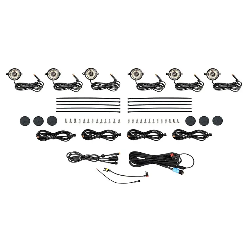 Morimoto Rock Light Kit | White 6 PC