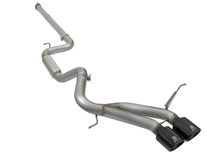 2013-2018 Focus ST 2.0L EcoBoost aFe Takeda 3 inch Cat-Back Exhaust Kit (Black Tips) | 49-33083-B