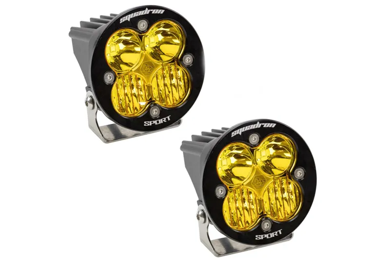Baja Designs Squadron-R Sport Edition Driving/Combo LED Light Amber (Pair) | 587813